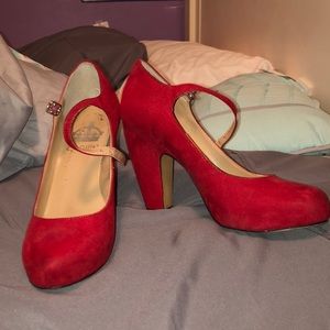 Red Heels Lightly worn